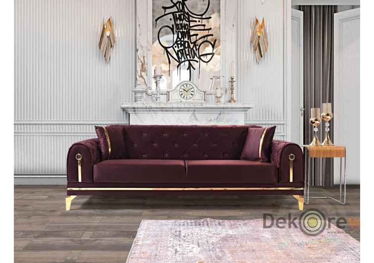 Комплект мягкой мебели Carette Gold в стиле модерн. 