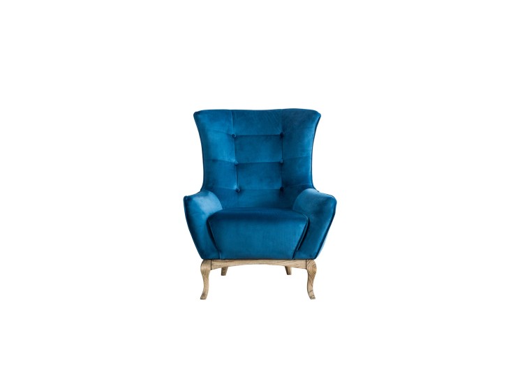 Кресло Leon в голубом цвете.